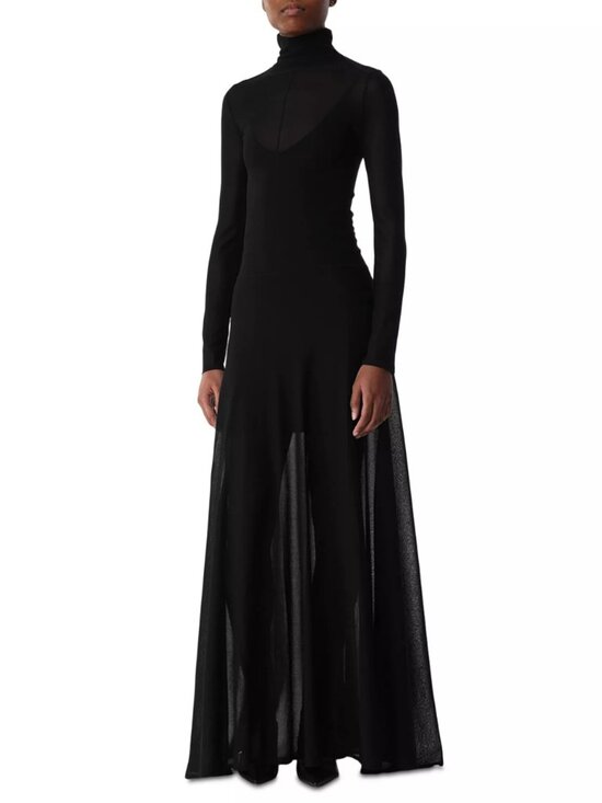 Jason Wu Dresses & Skirts - Jason Wu Collection Turtleneck Knit Maxi Dress Black Size S NWT